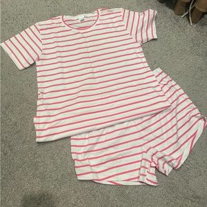 LAKE Pajamas Pima Weekend Shorts Set Medium